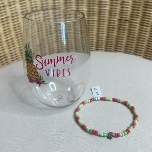 Great Gift Idea Summer Vibe Tumblr And Multi Colored Butterfly Anklet